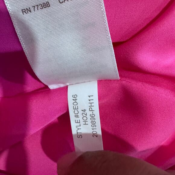 J.Crew Factory high-shine pink double-breasted blazer 8P petite NWT - Picture 9 of 9